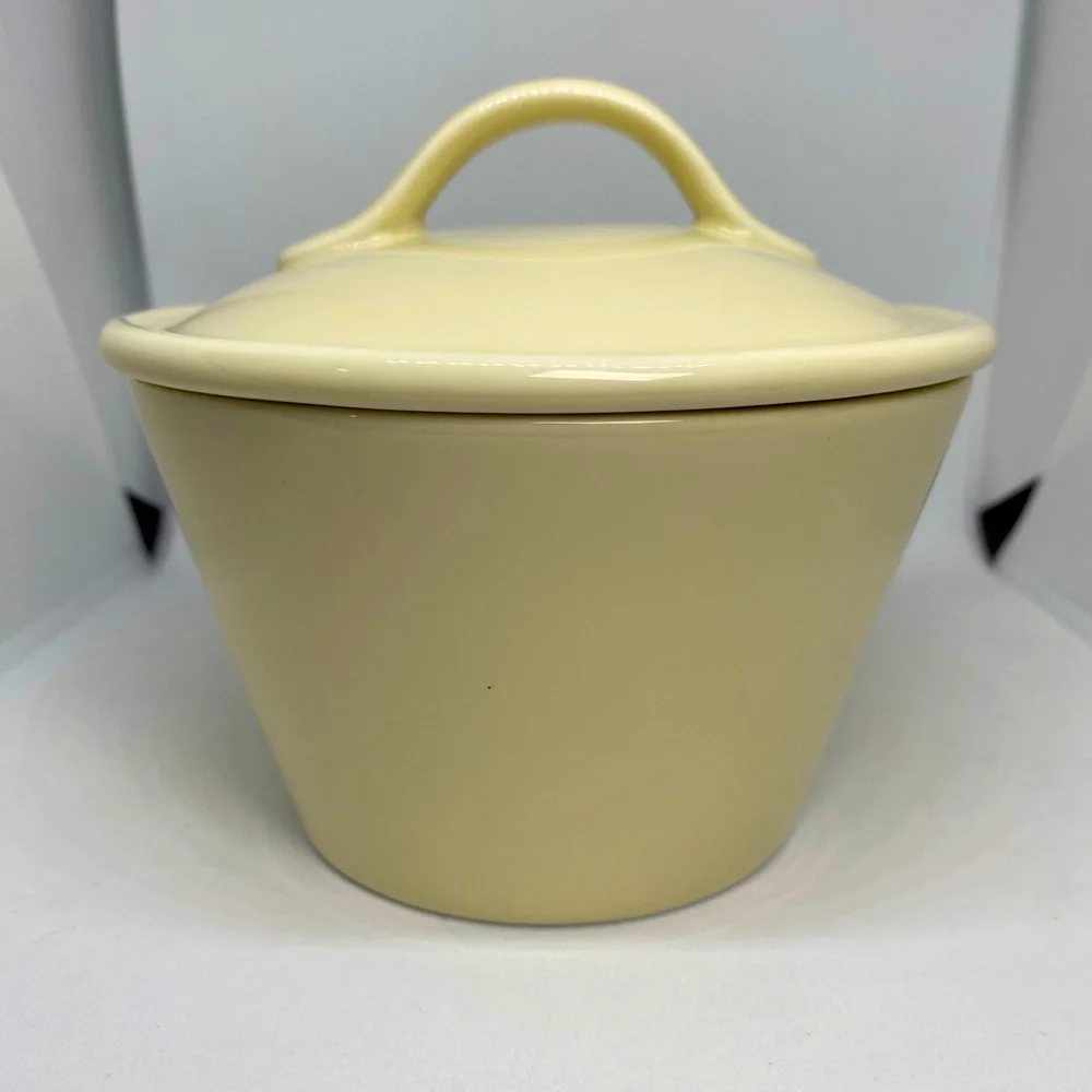 Crate & Barrel Sugar Bowl with Lid Designed by B Eigen USED 3